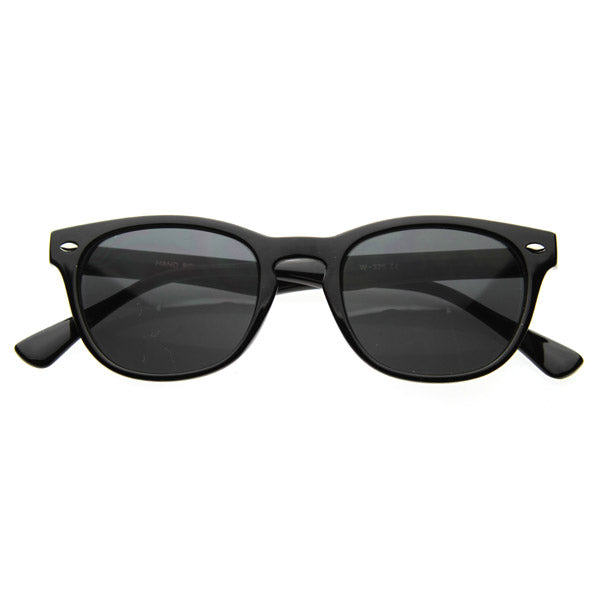 Vintage Inspired Medium Classic Keyhole Horn Rimmed Thin Horn Rimmed Sunglasses 8236