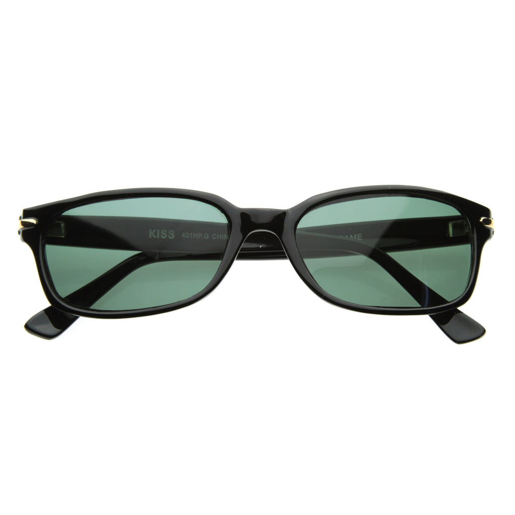 Modified Rectangular Horned Sunglasses