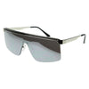Retro Frameless Shield Sunglasses