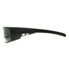 Mid Size Rectangular Polarized Sports Wrap Sunglasses