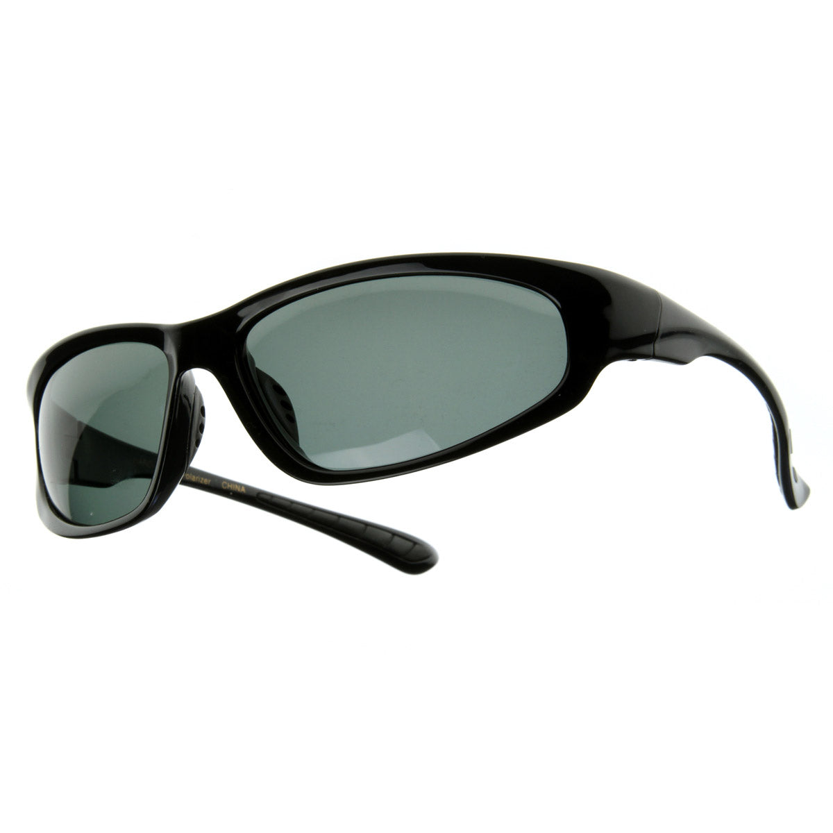 Wide Oval Premium Polarized Sports Frame Sunglasses