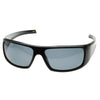 Bold Rectangular Polarized Sports Wrap Sunglasses