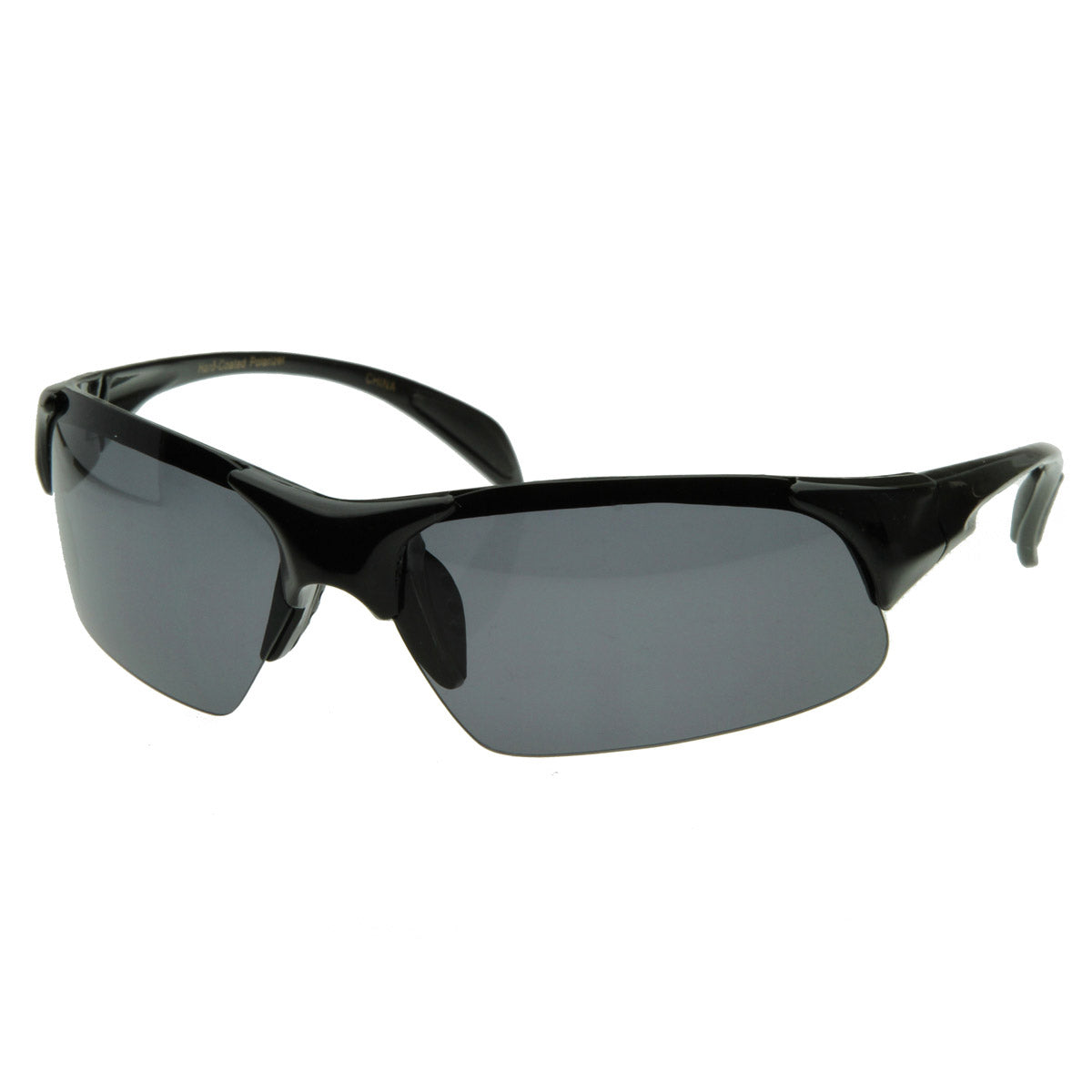 Gafas de sol deportivas envolventes polarizadas sin montura inferior