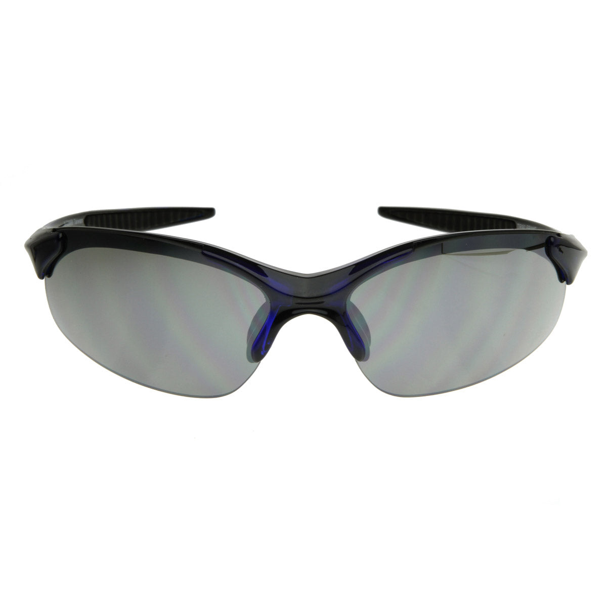 Shatterproof Half Frame TR90 Sports Sunglasses, Silver