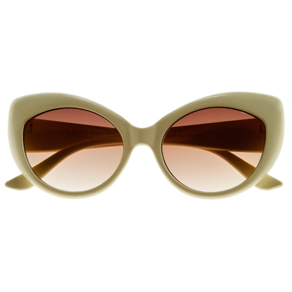 Oversized Vintage Inspired Super And Bold Retro Designer Cat Eye Sunglas Sunglassla