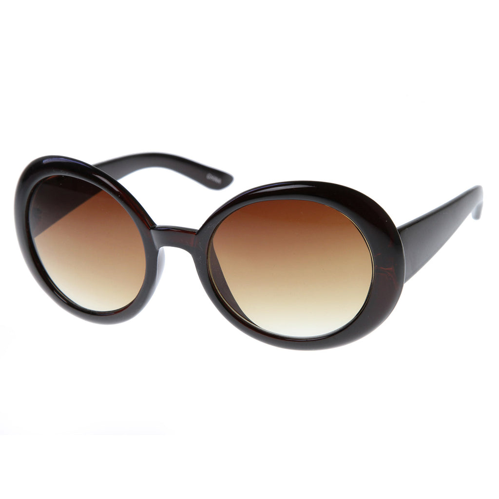 Womens Oversized  Round Circle Sunglasses