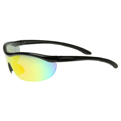 Shatterproof Durable TR90 Half Jacket Shield Sports Sunglasses