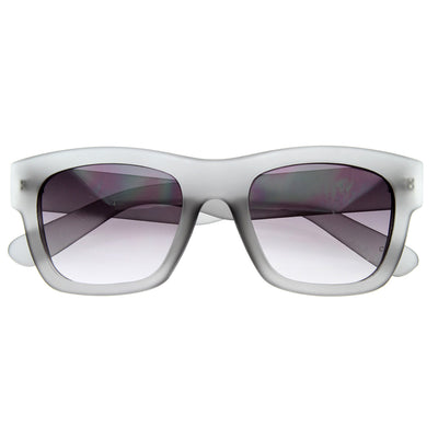 Designer Inspired Hispter Fashion Soft Finish Bold Horn Rimmed Sunglasses