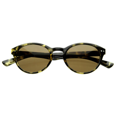 Premium Small P-3 Frame Key Hole Round Sunglasses