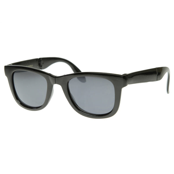 Limited Edition Folding Folding Compact Pocket Horn Rimmed Sunglasses 8377 + Pouch
