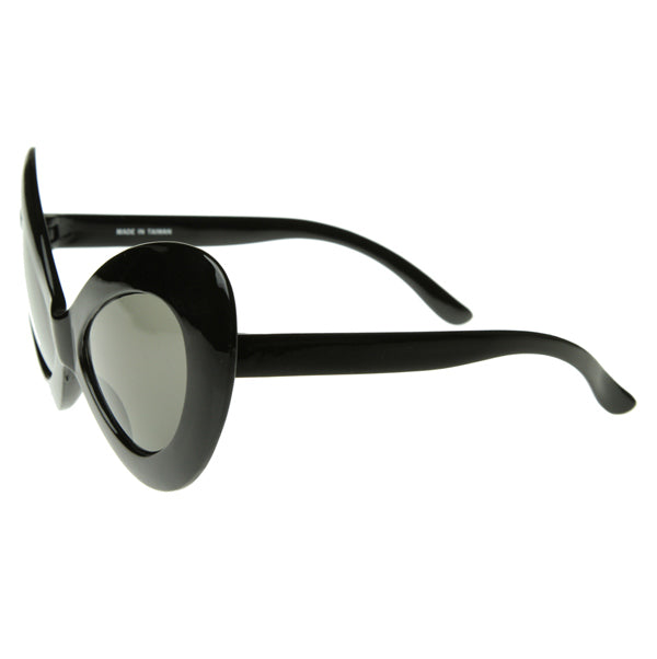 Large Cat Eye High Fashion Mod Oversized Sunglasses