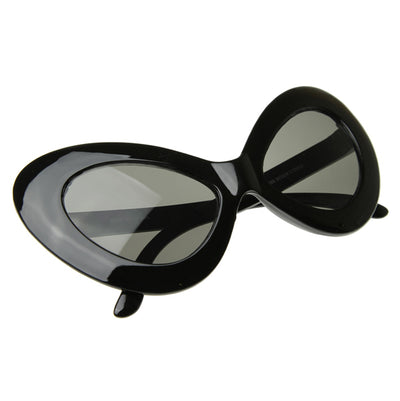 Large Cat Eye High Fashion Mod Oversized Sunglasses