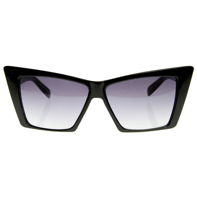 Designer Inspired Fashion Large Square Cat Eye Sunglasses