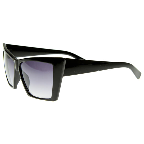 Designer Inspired Fashion Large Square Cat Eye Sunglasses