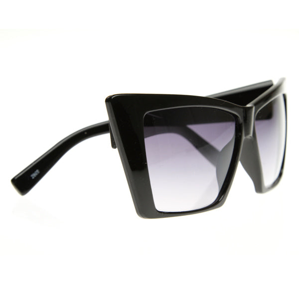 Designer Inspired Fashion Large Square Cat Eye Sunglasses