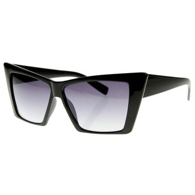Designer Inspired Fashion Large Square Cat Eye Sunglasses