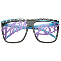 Black-Blue Purple