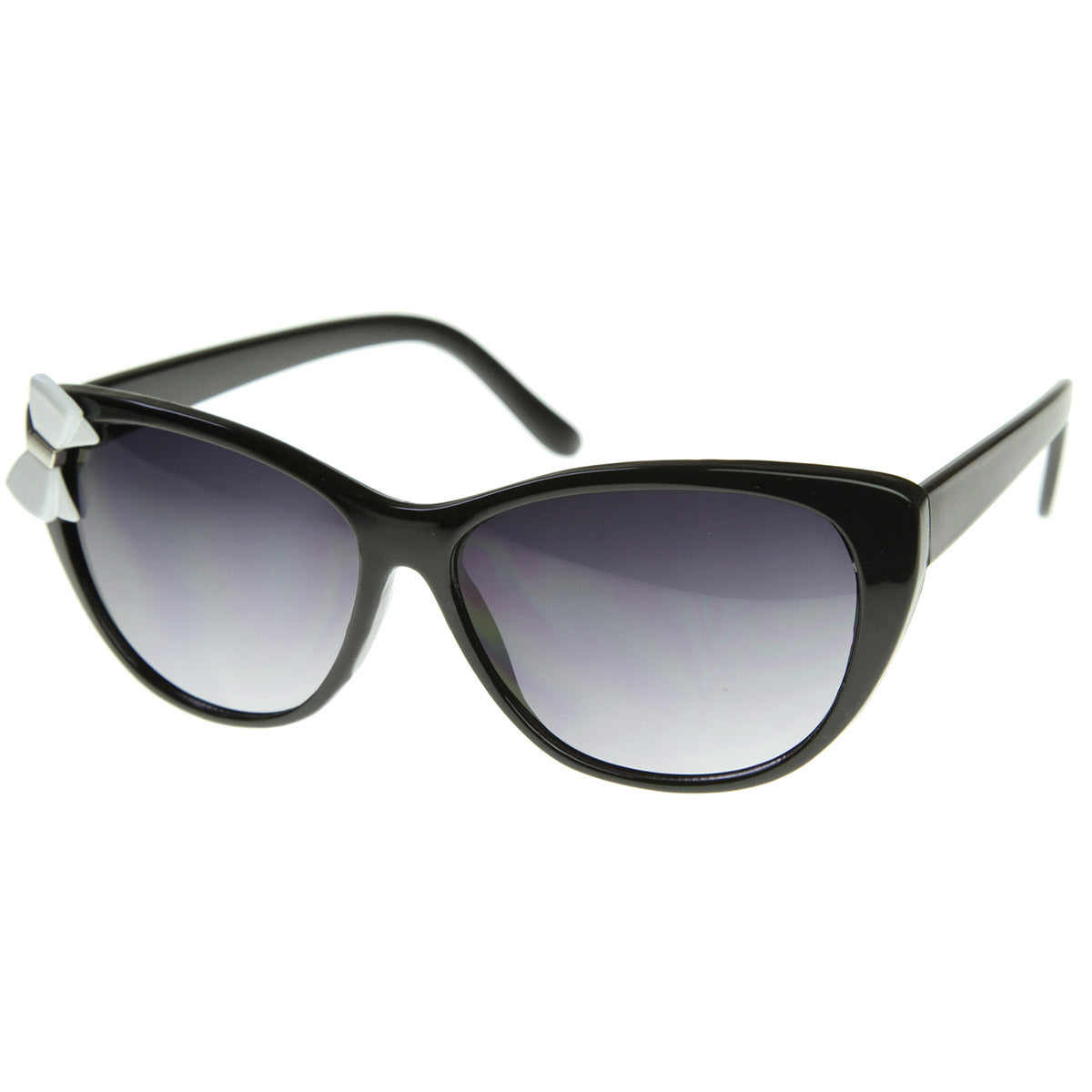 Cateye Style Bow Tie Womens Fashion Cat Eye Sunglasses - sunglass.la