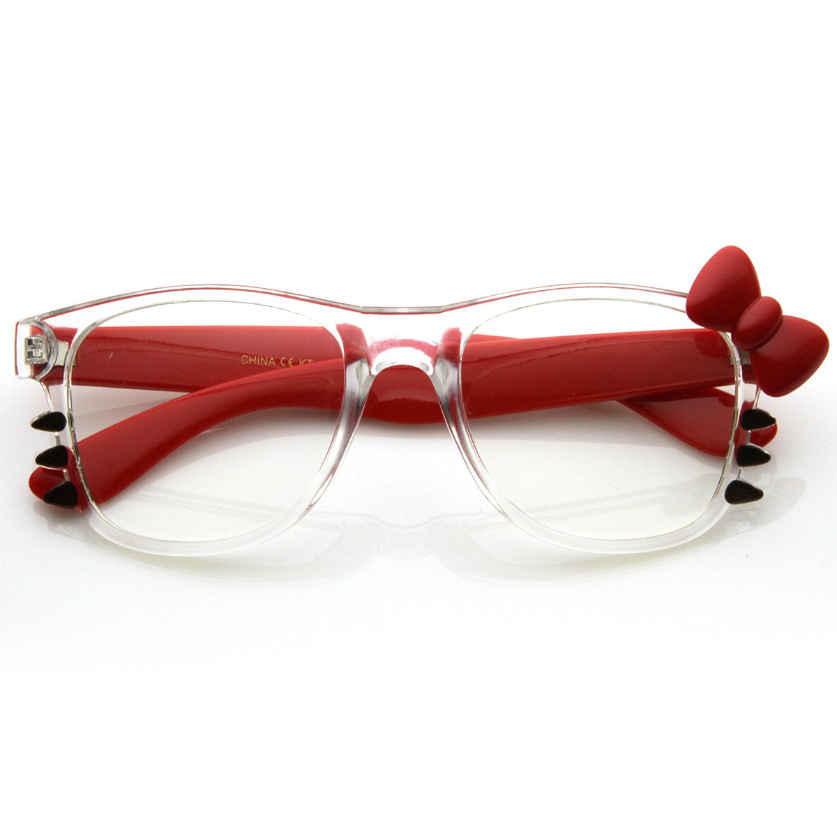 Clear Red-Bow