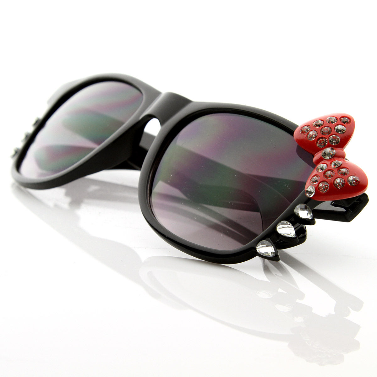 Black Red-Bow White Stones
