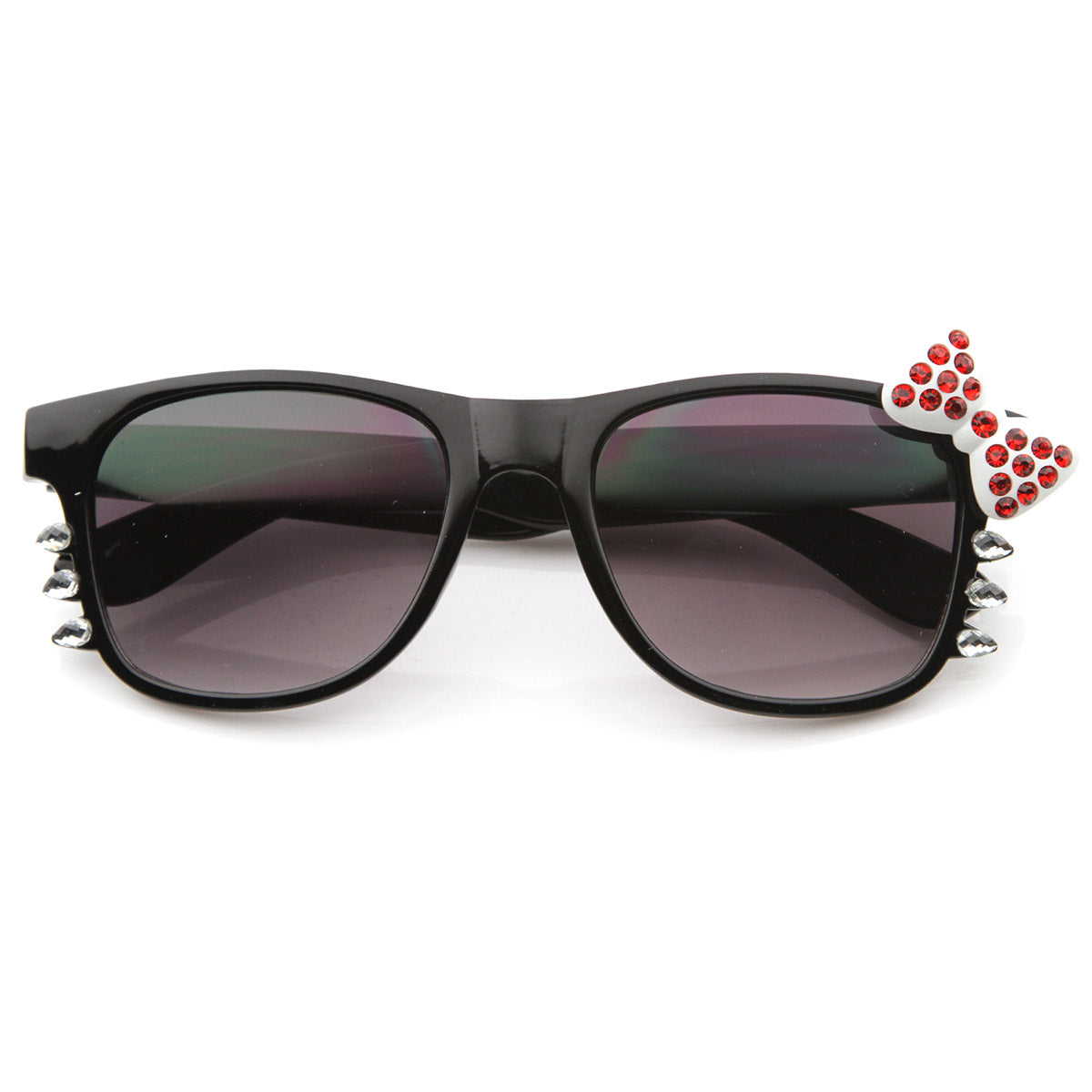 Black White-Bow Red Stones