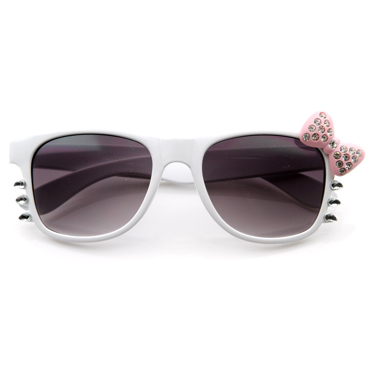 White Pink-Bow White Stones