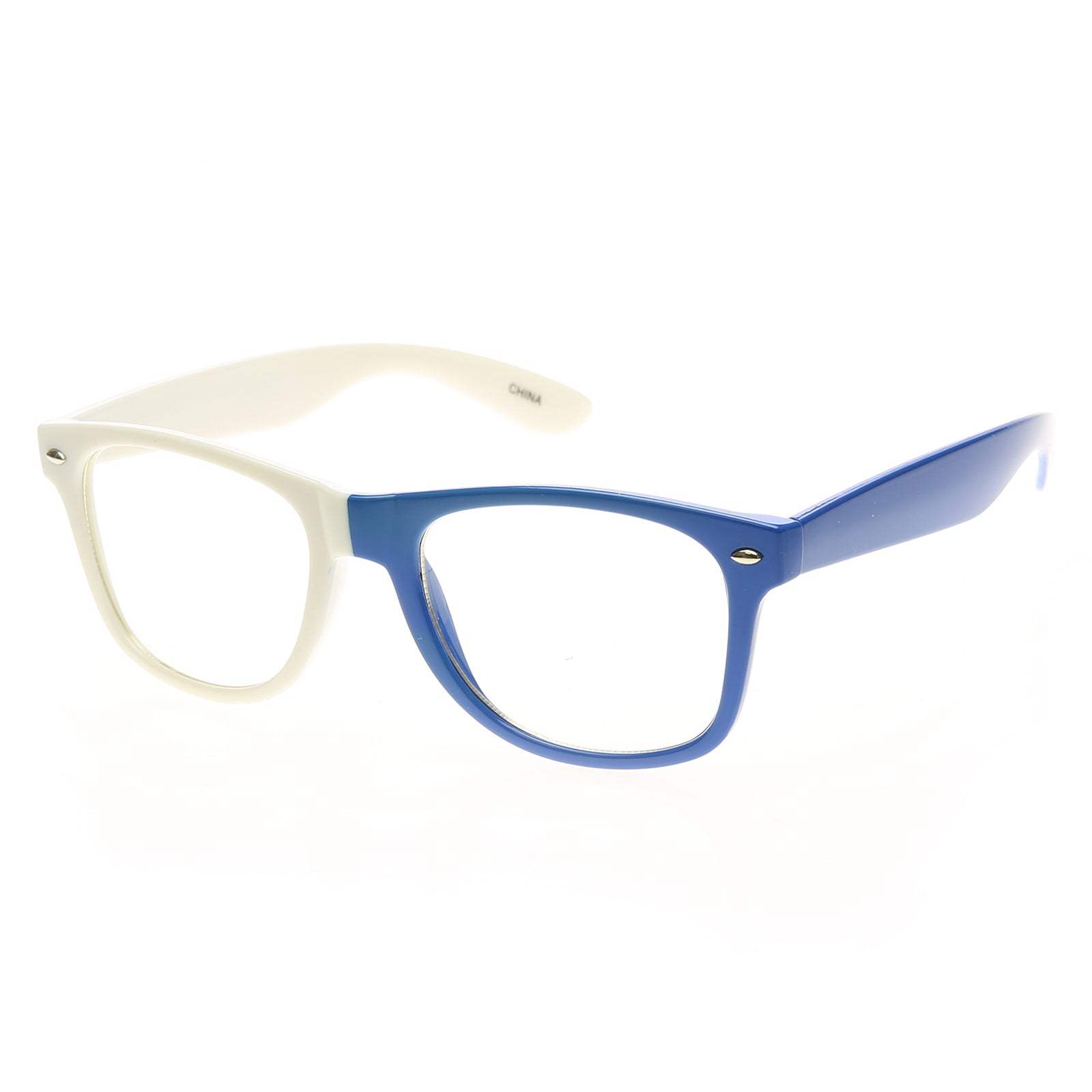 White-Blue Clear Lens