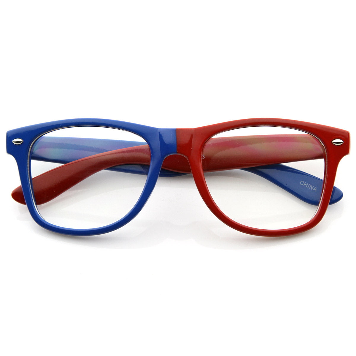 Blue-Red Clear Lens