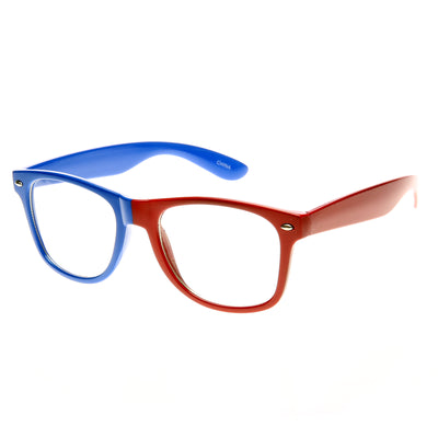 Blue-Red Clear Lens