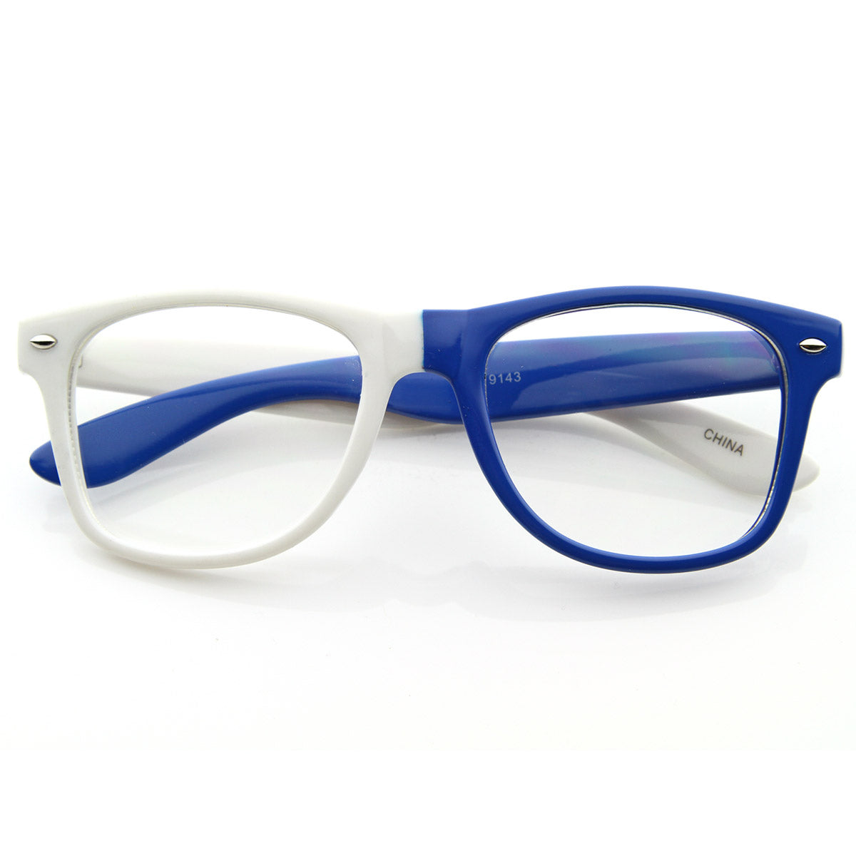 White-Blue Clear Lens