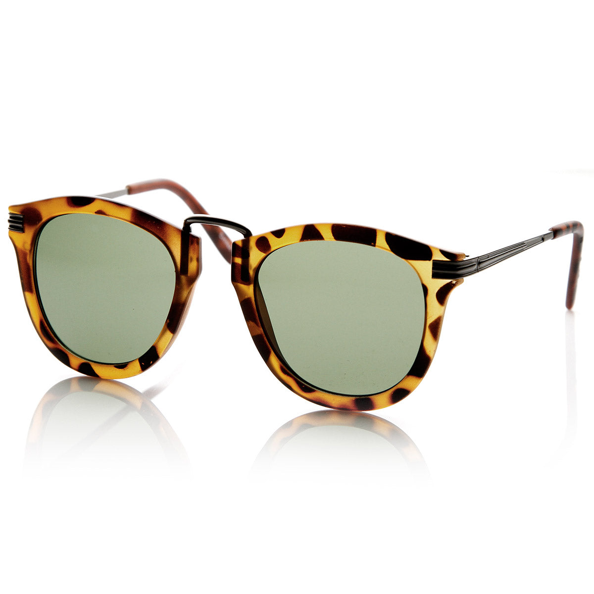 Matte Tortoise / Green