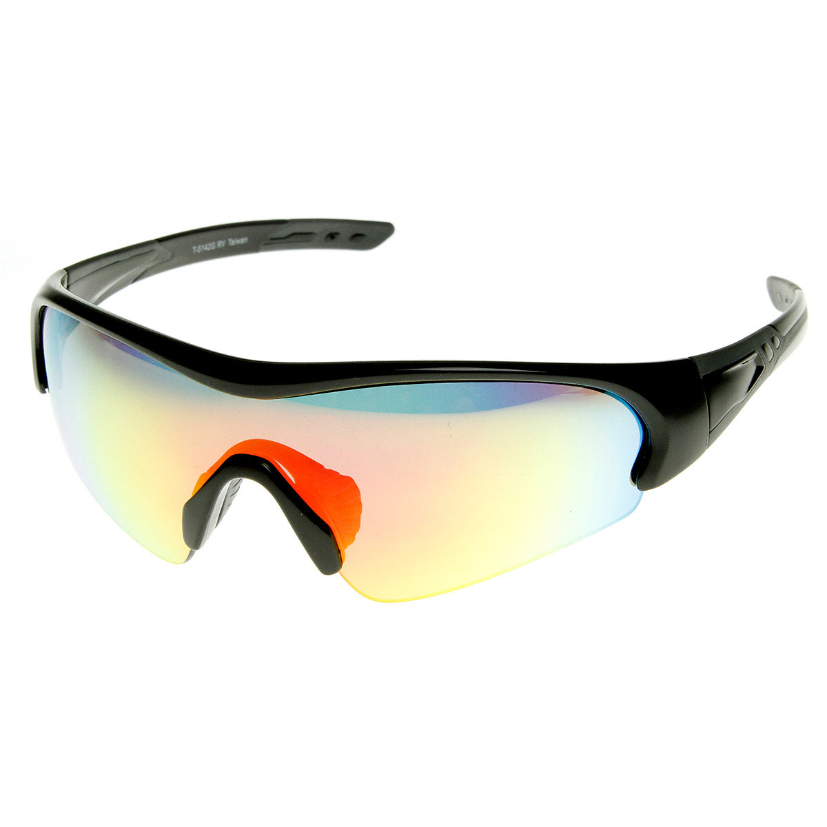 Sport Shield Sunglasses - White Frame