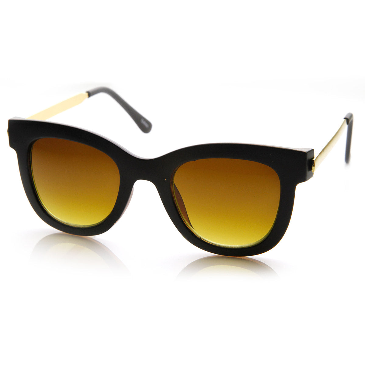 Matte Black-Gold Amber