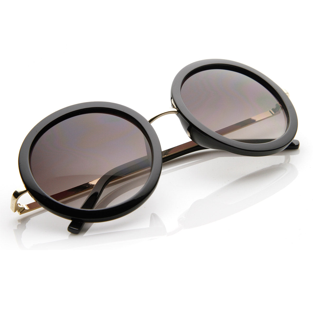 Shiny Black-Gold Lavender