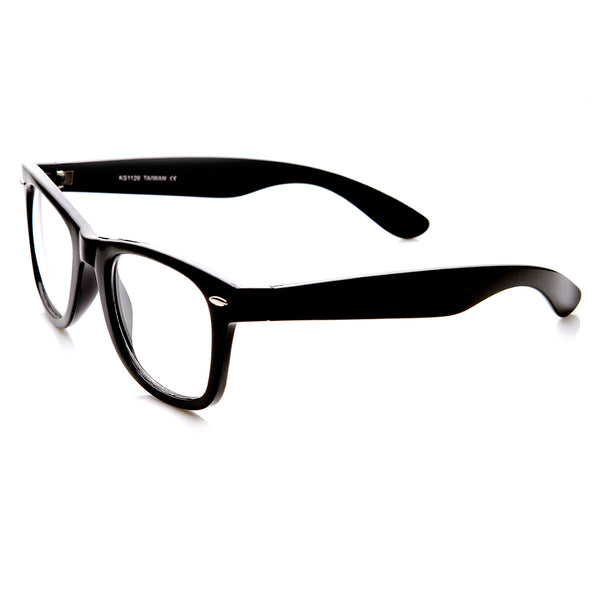 Translucent Gray Thick Geek-Chic Acetate Geometric Reading Glasses
