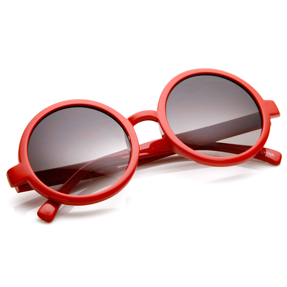 Red cheap circle sunglasses