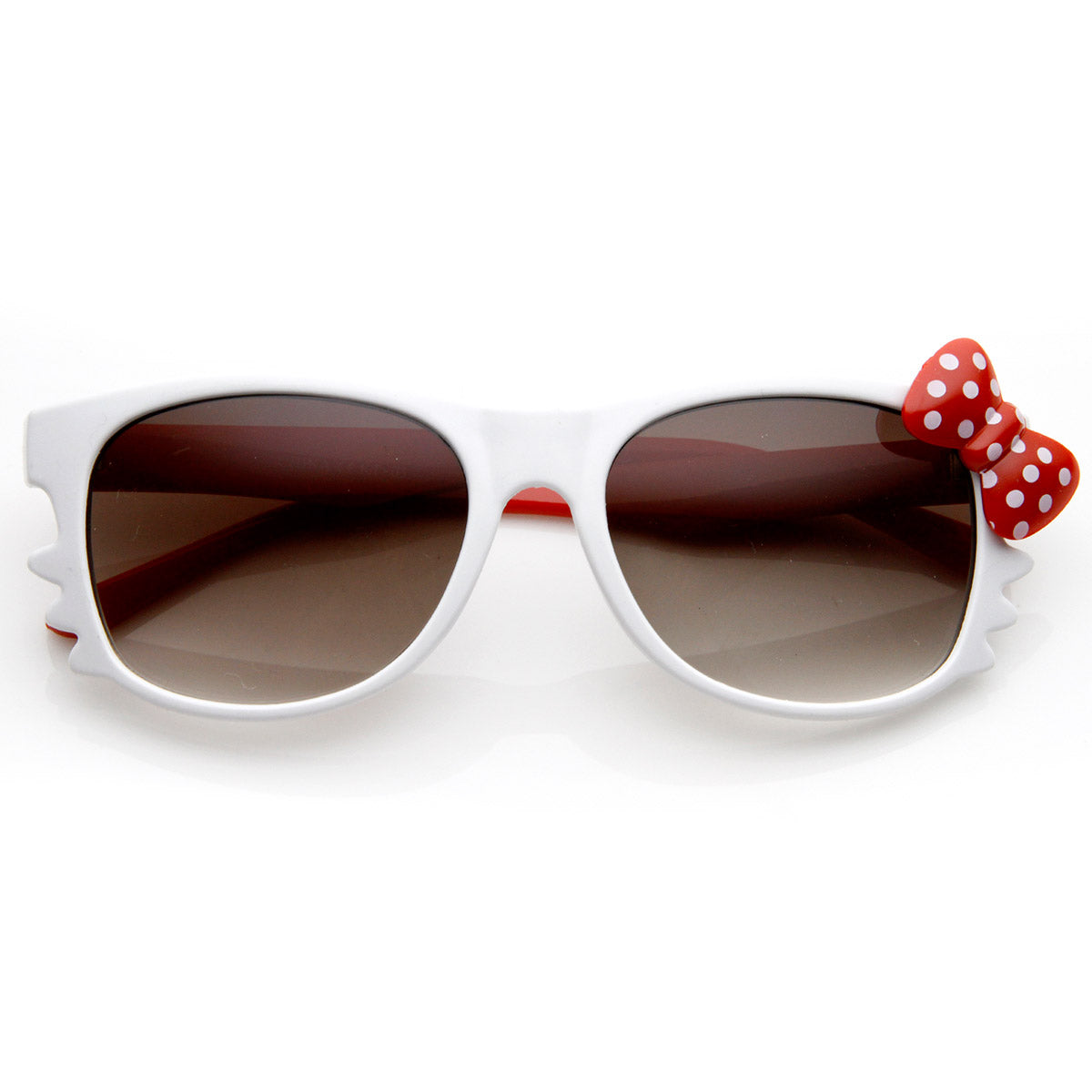 White-Red Red Bow