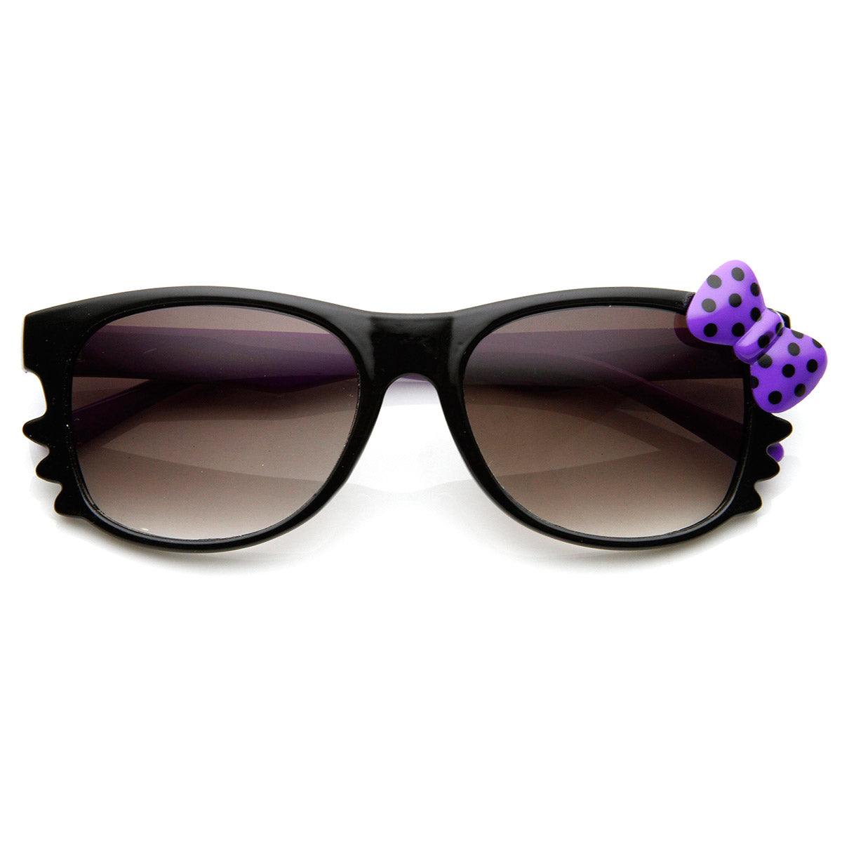 Black-Purple Purple Bow