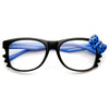 Black-Blue Blue Bow