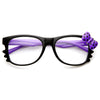 Black-Purple Purple Bow