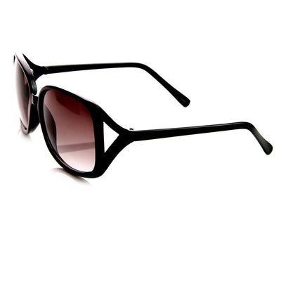 V Shape Temple Cut Out Fashion Square Wholesale Sunglasses