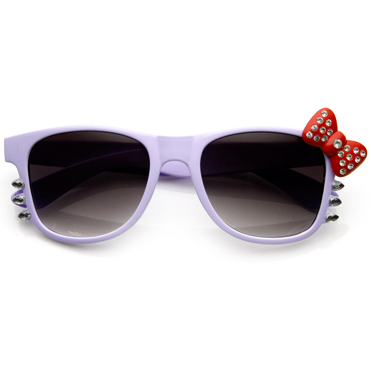 Lavender Red-Bow White Stones