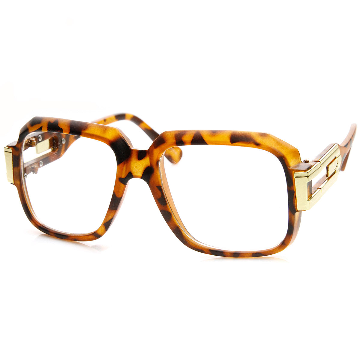 Men Retro Thick Oversized Hip Hop Rectangular Square Gazelle Eyeglasses  Frames