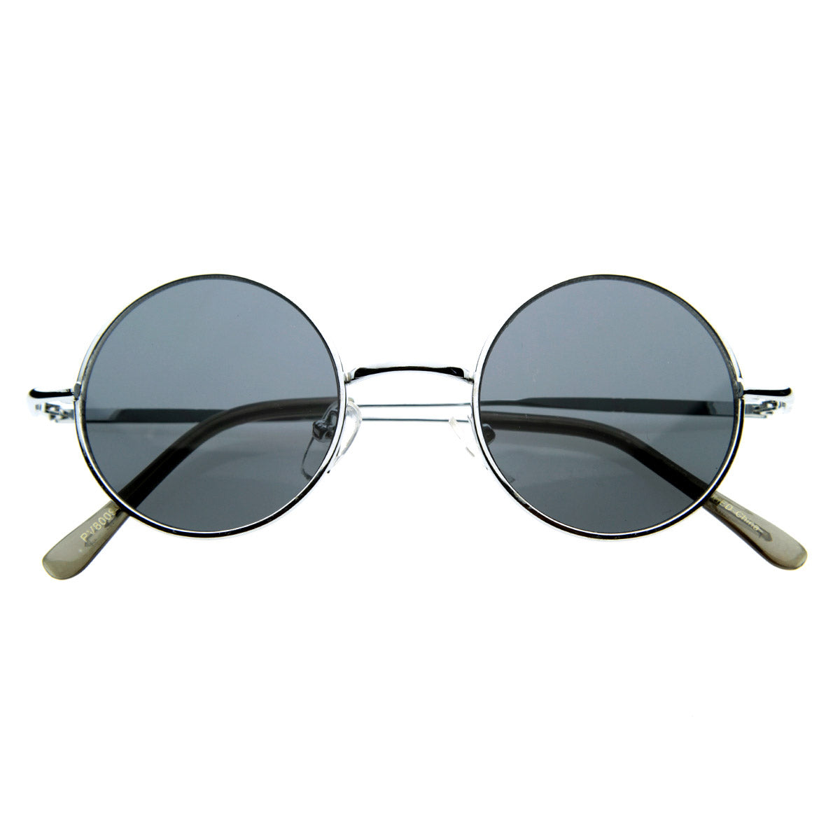 Gafas de sol de artista redondas retro vintage de metal