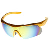 Action Sports Half Frame Semi-Rimless Mirror Lens Sunglasses