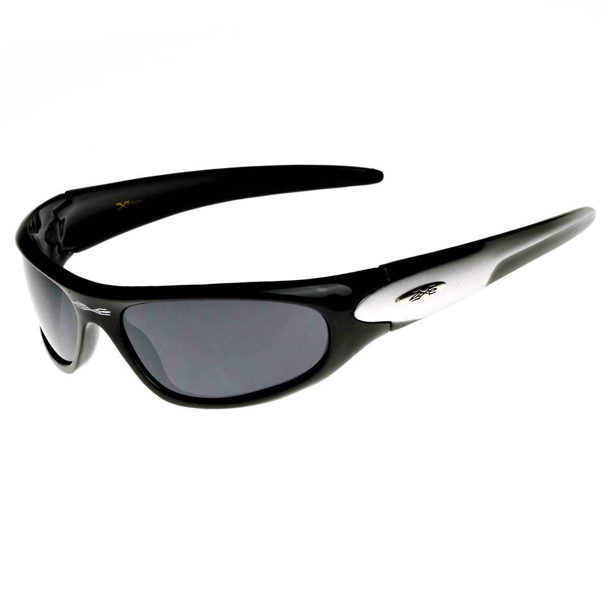X-Loop Brand Two-Tone Wraparound Sports Sunglasses
