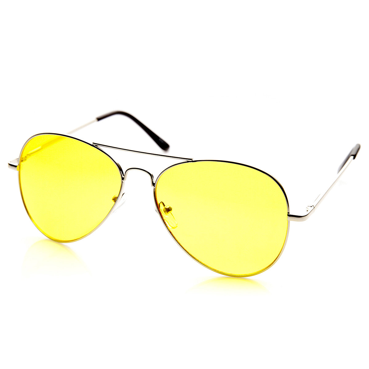 Chanel Black Metal Frame Tint Aviator Sunglasses-4207 - Yoogi's Closet