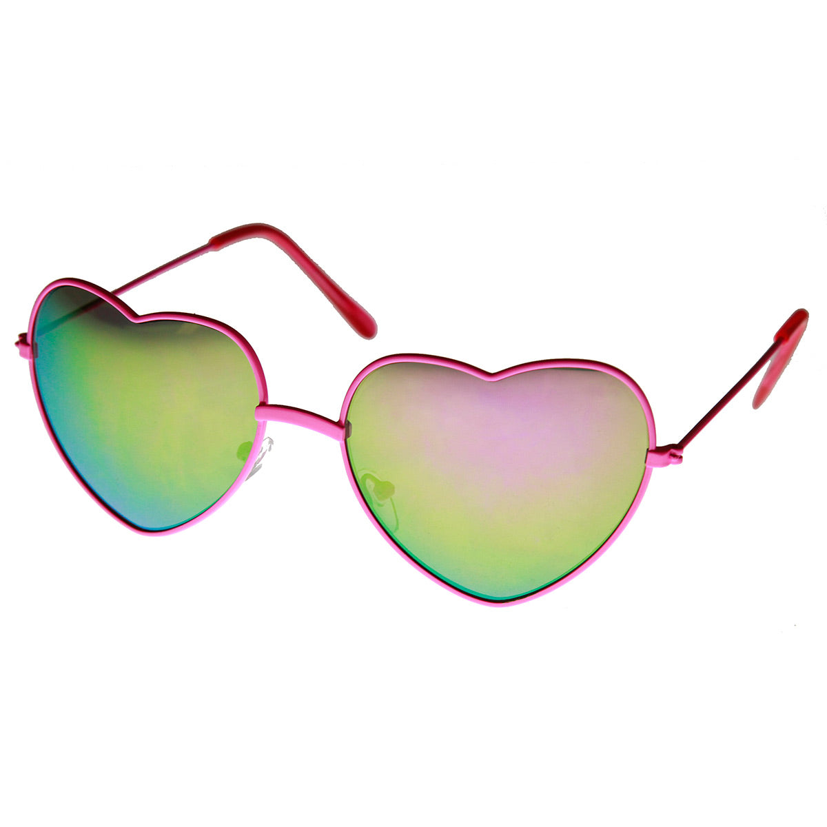 Heart shaped cheap mirror sunglasses