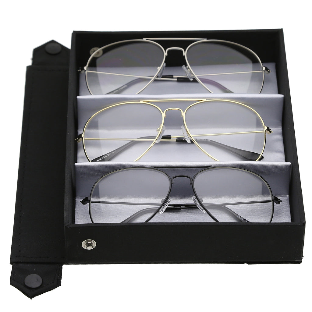 3-Pack Deluxe | Gld+Blk+Sil / Clear