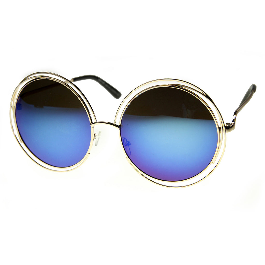 Gold Blue-Mirror